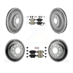 Transit Auto KGA-101998 Disc Brake Kit for 2017-2018 Volkswagen Jetta - Front and Rear