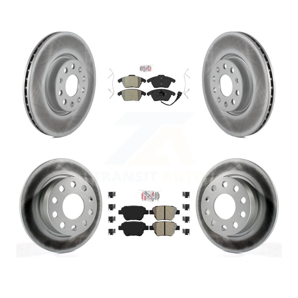 Transit Auto KGA-101999 Disc Brake Kit for 2017-2018 Volkswagen Jetta - Front and Rear
