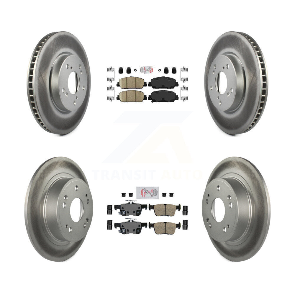 Transit Auto KGA-102004 Disc Brake Kit for 2018-2024 Honda Accord - Front and Rear