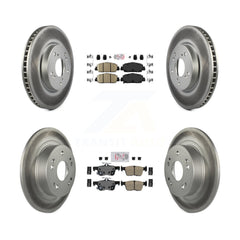 Transit Auto KGA-102004 Disc Brake Kit for 2018-2024 Honda Accord - Front and Rear