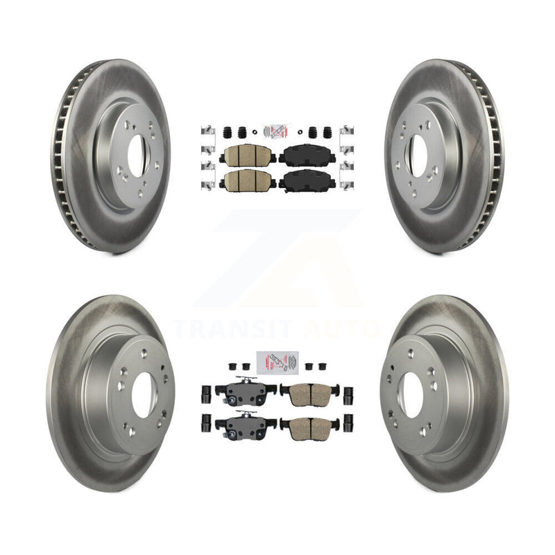 Transit Auto KGA-102004 Disc Brake Kit for 2018-2024 Honda Accord - Front and Rear