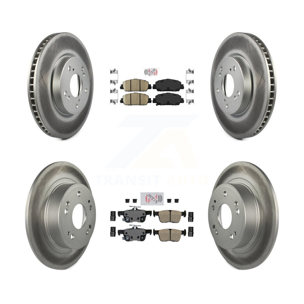 Transit Auto KGA-102005 Disc Brake Kit for 2018-2024 Honda Accord - Front and Rear
