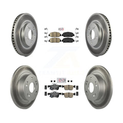 Transit Auto KGA-102005 Disc Brake Kit for 2018-2024 Honda Accord - Front and Rear