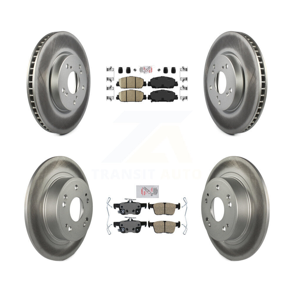 Transit Auto KGA-102006 Disc Brake Kit for 2018-2024 Honda Accord - Front and Rear