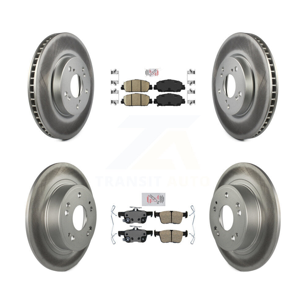 Transit Auto KGA-102007 Disc Brake Kit for 2018-2024 Honda Accord - Front and Rear