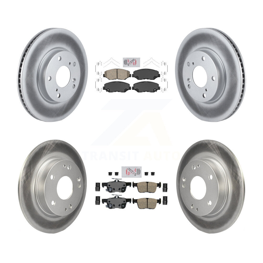 Transit Auto KGA-102008 Disc Brake Kit for 2020-2021 Honda Civic - Front and Rear