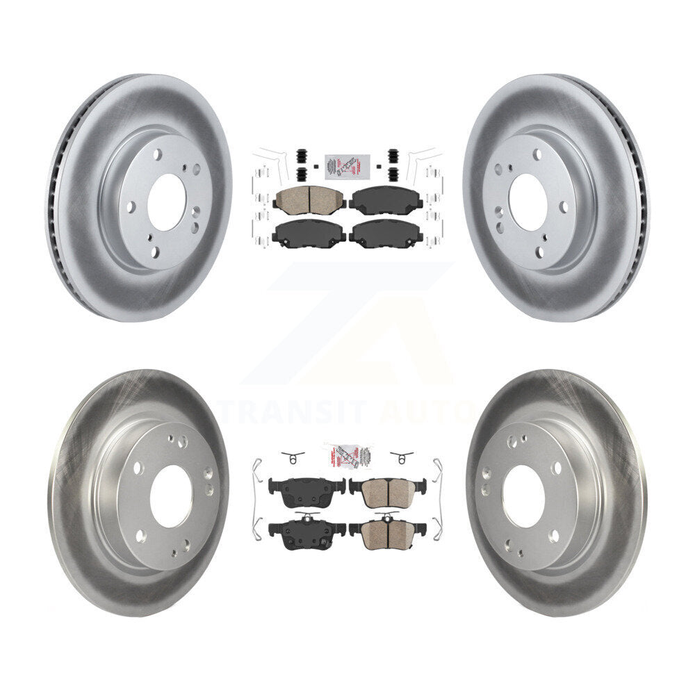 Transit Auto KGA-102011 Disc Brake Kit for 2016-2021 Honda Civic - Front and Rear