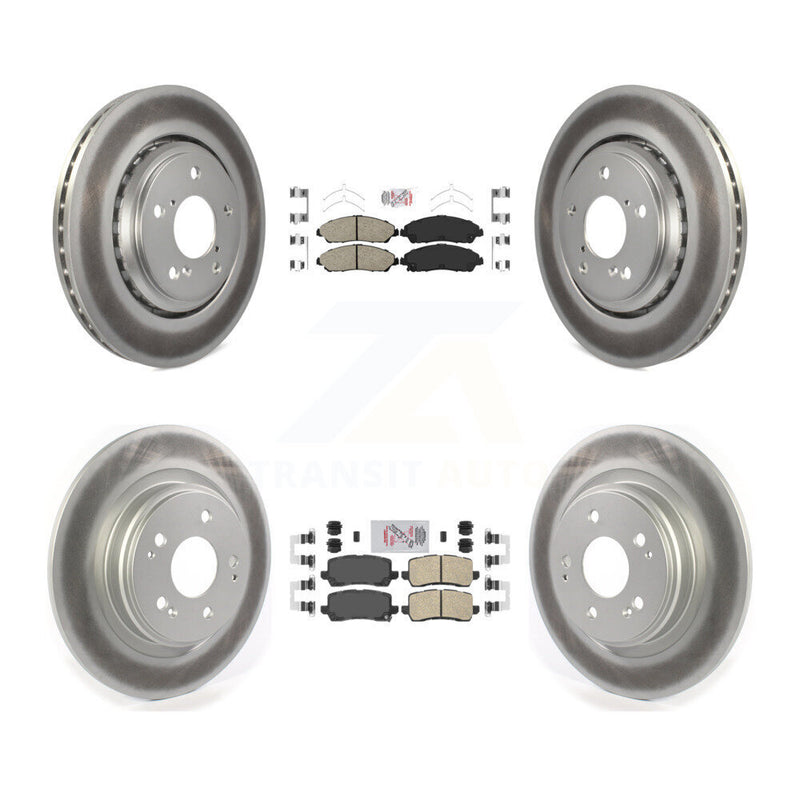 Transit Auto KGA-102015 Disc Brake Kit for 2017-2020 Acura MDX - Front and Rear