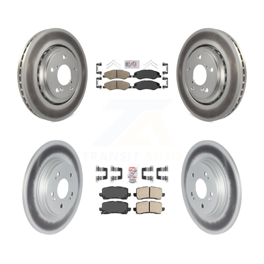 Transit Auto KGA-102021 Disc Brake Kit for 2018-2020 Honda Odyssey - Front and Rear