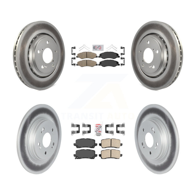 Transit Auto KGA-102021 Disc Brake Kit for 2018-2020 Honda Odyssey - Front and Rear