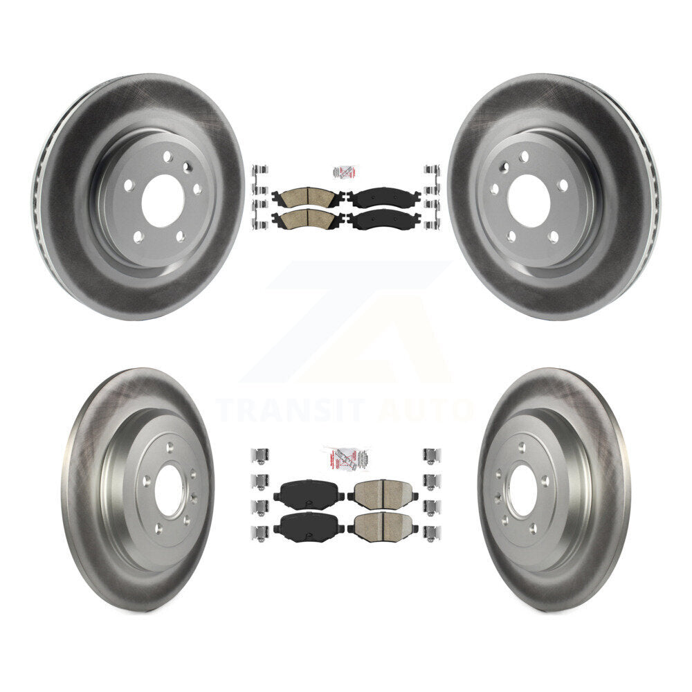 Transit Auto KGA-102031 Disc Brake Kit for 2010-2012 Ford Taurus - Front and Rear