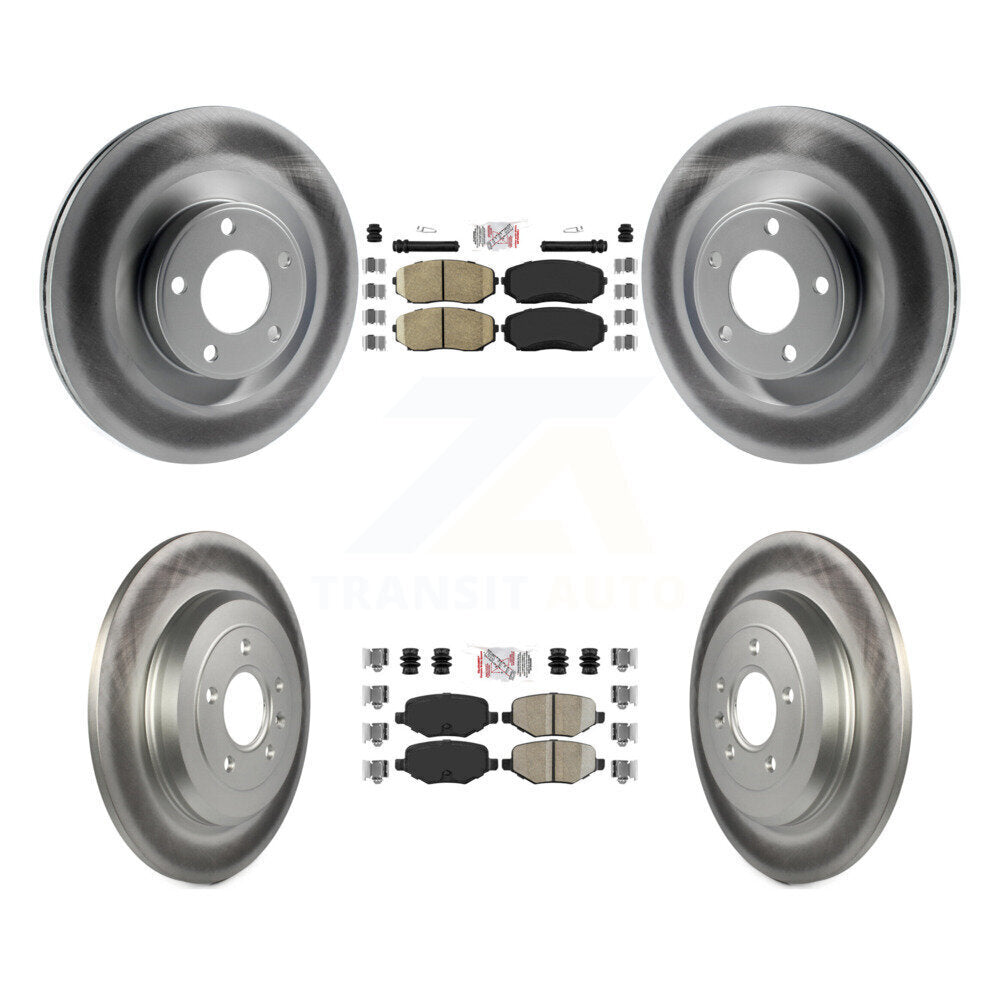Transit Auto KGA-102032 Disc Brake Kit for 2011-2015 Ford Edge, Lincoln MKX - Front and Rear