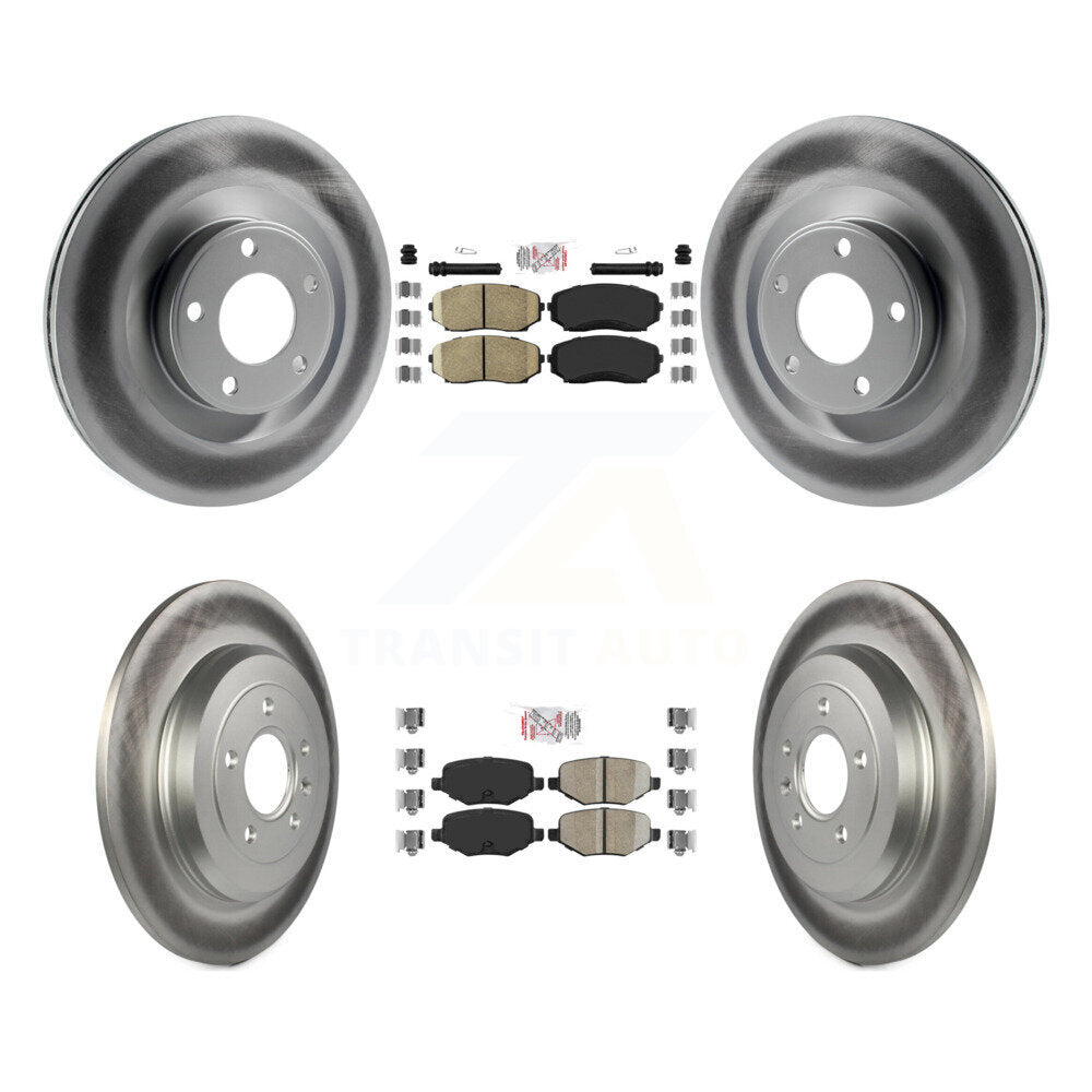 Transit Auto KGA-102034 Disc Brake Kit for 2011-2015 Ford Edge, Lincoln MKX - Front and Rear