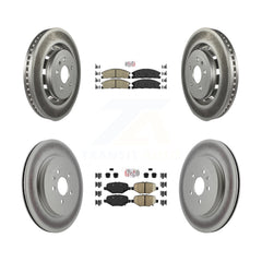 Transit Auto KGA-102045 Disc Brake Kit for 2012-2019 Ford Taurus, Ford Explorer and More - Front and Rear