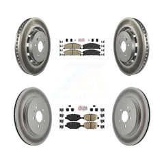 Transit Auto KGA-102046 Disc Brake Kit for 2012-2019 Ford Taurus, Ford Explorer and More - Front and Rear