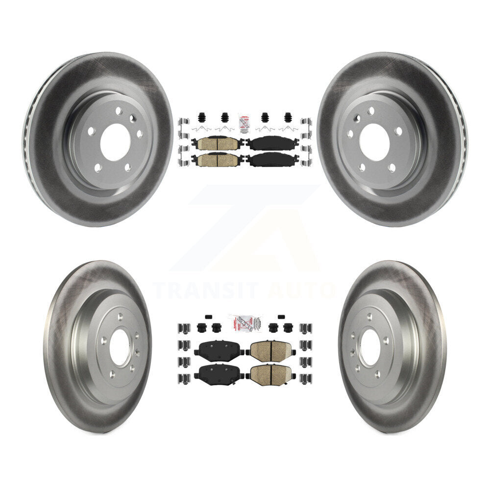 Transit Auto KGA-102048 Disc Brake Kit for 2015 Ford Explorer - Front and Rear