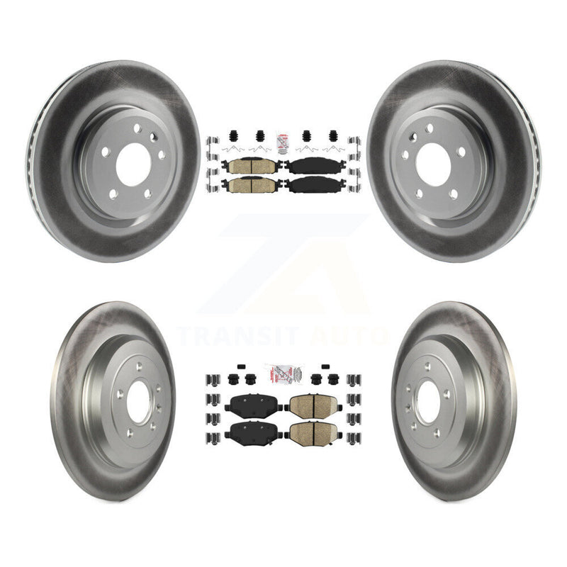 Transit Auto KGA-102048 Disc Brake Kit for 2015 Ford Explorer - Front and Rear