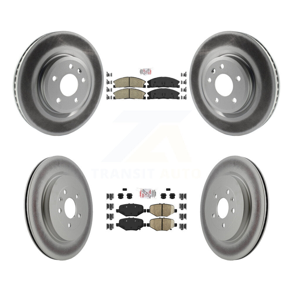 Transit Auto KGA-102053 Disc Brake Kit for 2013 Ford Explorer - Front and Rear