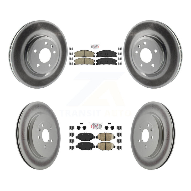 Transit Auto KGA-102053 Disc Brake Kit for 2013 Ford Explorer - Front and Rear