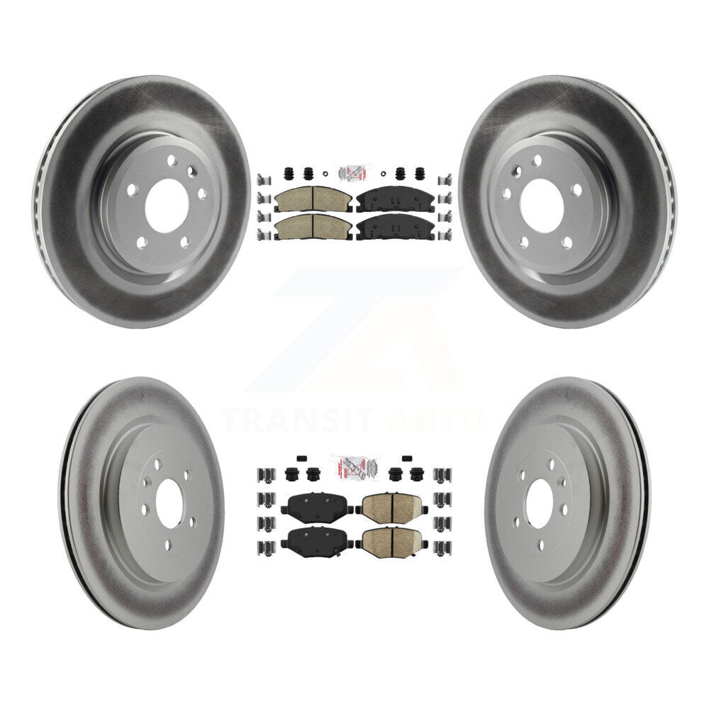Transit Auto KGA-102054 Disc Brake Kit for 2013 Ford Explorer - Front and Rear