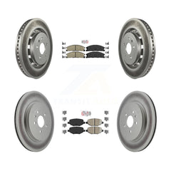 Transit Auto KGA-102056 Disc Brake Kit for 2012-2019 Ford Taurus, Lincoln MKT and More - Front and Rear