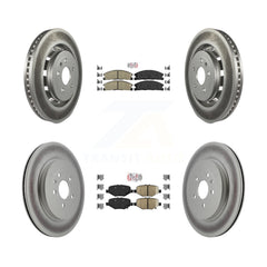 Transit Auto KGA-102065 Disc Brake Kit for 2012-2019 Ford Taurus, Ford Explorer and More - Front and Rear