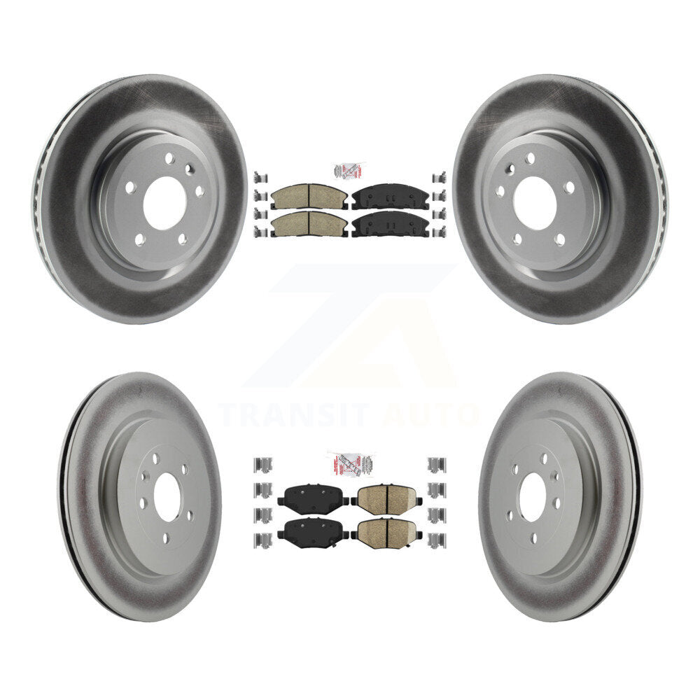 Transit Auto KGA-102073 Disc Brake Kit for 2013 Ford Explorer - Front and Rear