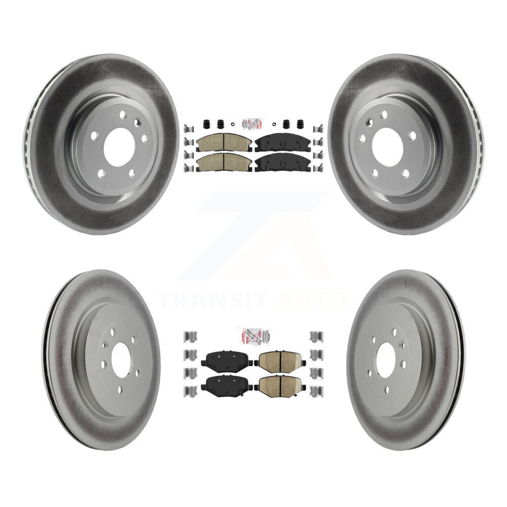Transit Auto KGA-102074 Disc Brake Kit for 2013 Ford Explorer - Front and Rear