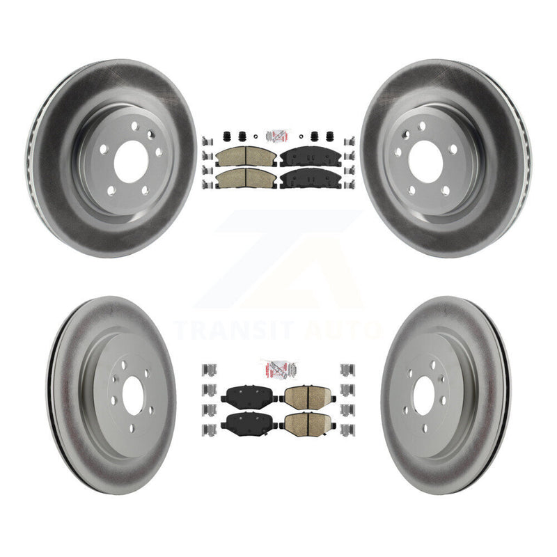 Transit Auto KGA-102074 Disc Brake Kit for 2013 Ford Explorer - Front and Rear