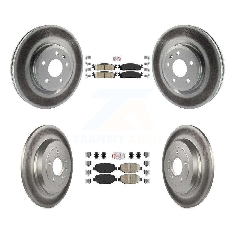 Transit Auto KGA-102078 Disc Brake Kit for 2009-2010 Lincoln MKS - Front and Rear