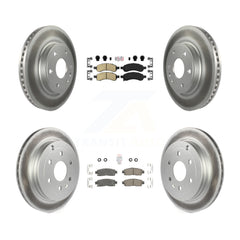 Transit Auto KGA-102081 Disc Brake Kit for 2007-2017 GMC Acadia Limited, Chevrolet Traverse and More - Front and Rear