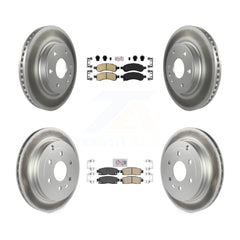 Transit Auto KGA-102083 Disc Brake Kit for 2007-2017 GMC Acadia Limited, Chevrolet Traverse and More - Front and Rear