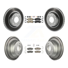 Transit Auto KGA-102087 Disc Brake Kit for 2006-2009 GMC Envoy, Saab 9-7x and More - Front and Rear