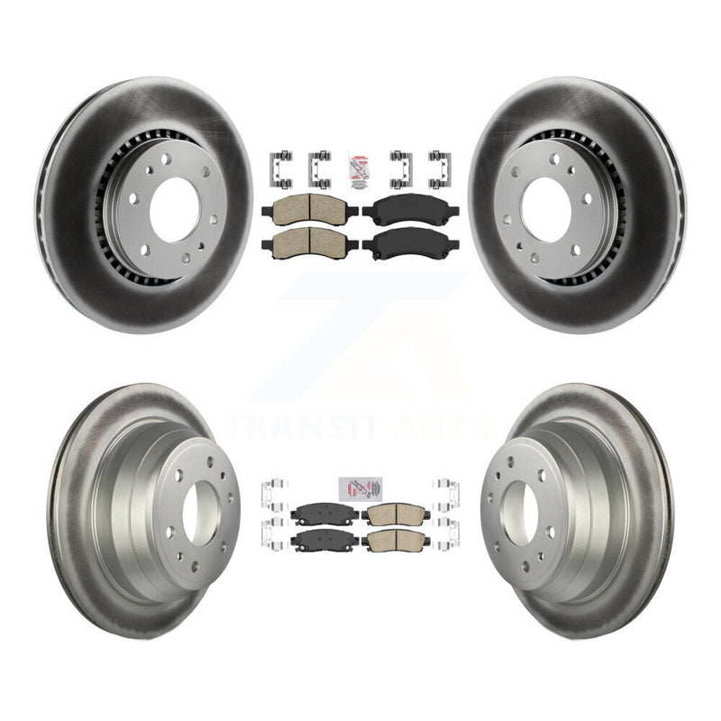 Transit Auto KGA-102088 Disc Brake Kit for 2006-2009 GMC Envoy, Saab 9-7x and More - Front and Rear