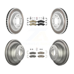 Transit Auto KGA-102090 Disc Brake Kit for 2002-2005 Chevrolet Trailblazer, GMC Envoy and More - Front and Rear