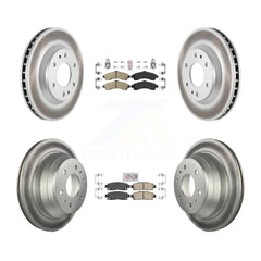 Transit Auto KGA-102091 Disc Brake Kit for 2002-2005 Chevrolet Trailblazer, GMC Envoy and More - Front and Rear