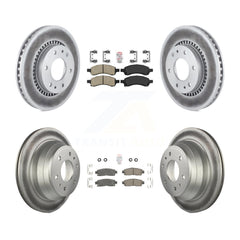 Transit Auto KGA-102092 Disc Brake Kit for 2006-2009 GMC Envoy, Isuzu Ascender and More - Front and Rear