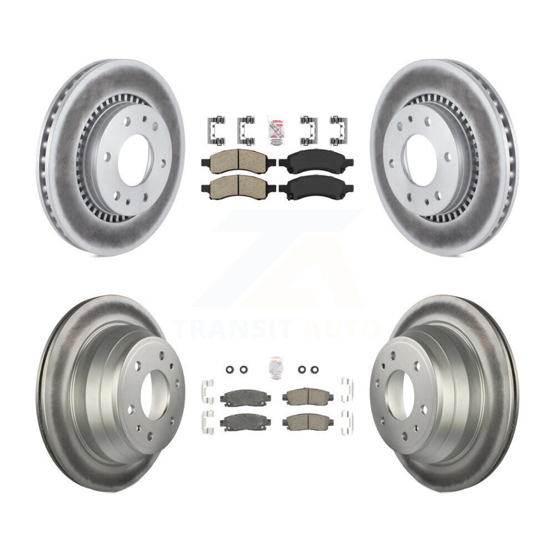 Transit Auto KGA-102092 Disc Brake Kit for 2006-2009 GMC Envoy, Isuzu Ascender and More - Front and Rear