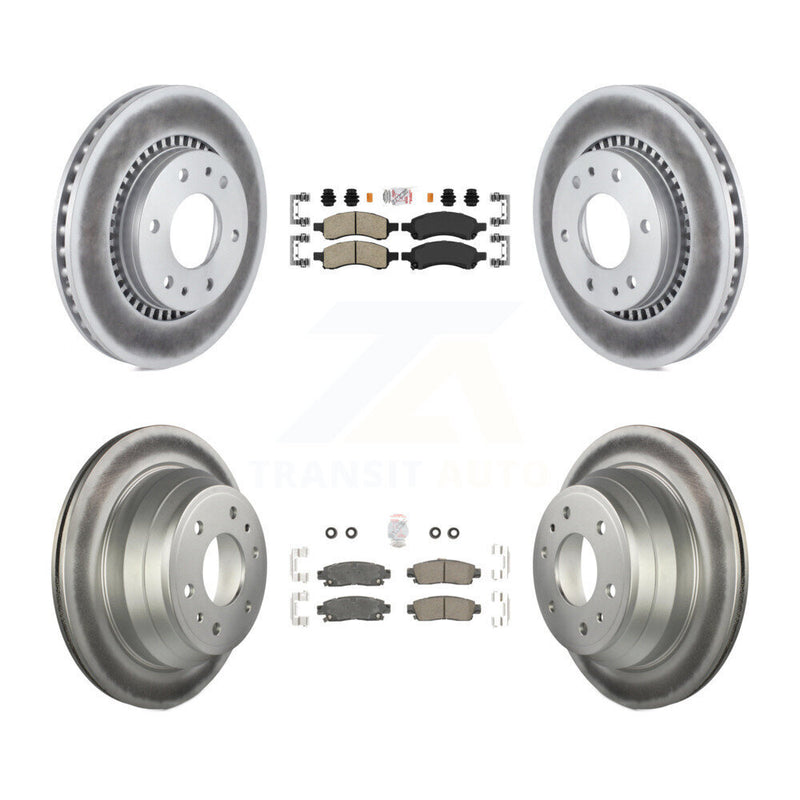 Transit Auto KGA-102093 Disc Brake Kit for 2006-2009 GMC Envoy, Isuzu Ascender and More - Front and Rear