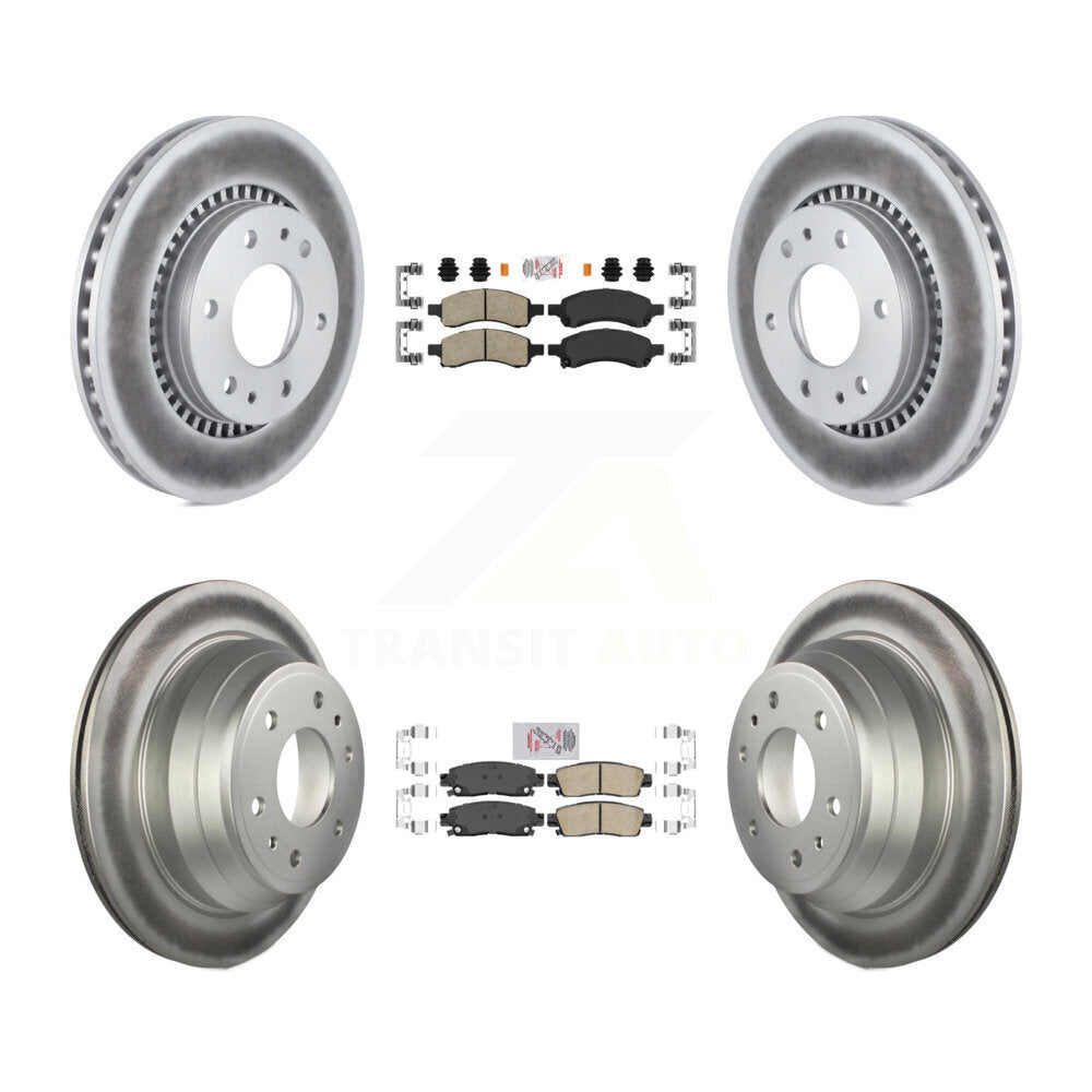Transit Auto KGA-102095 Disc Brake Kit for 2006-2009 GMC Envoy, Isuzu Ascender and More - Front and Rear