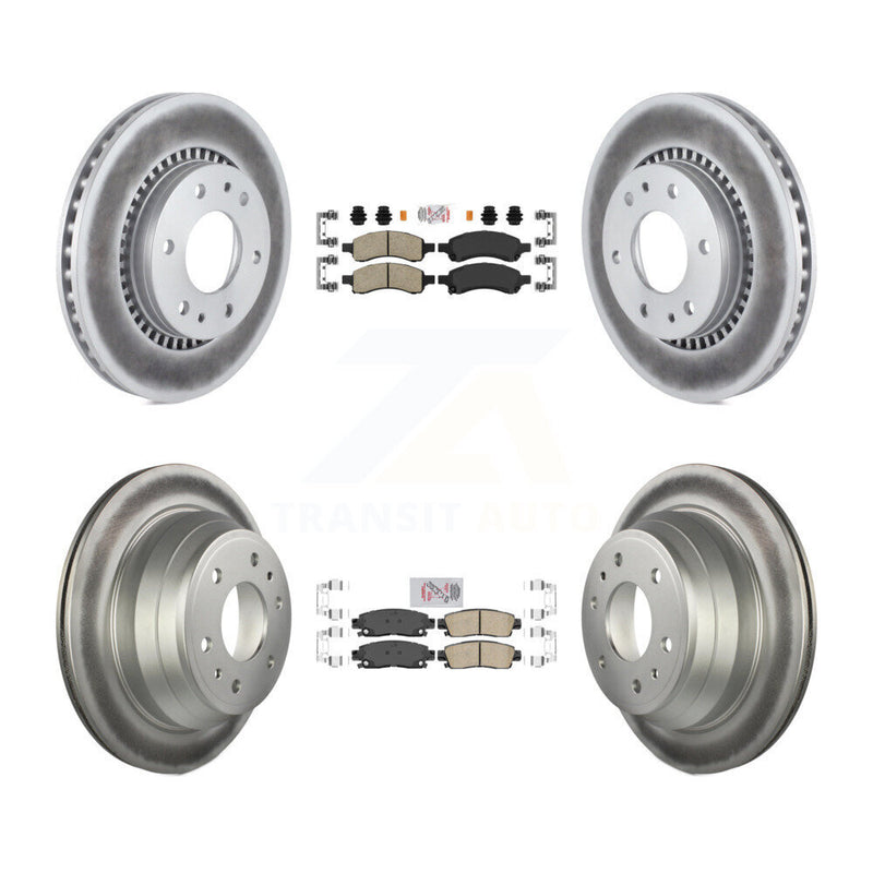 Transit Auto KGA-102095 Disc Brake Kit for 2006-2009 GMC Envoy, Isuzu Ascender and More - Front and Rear