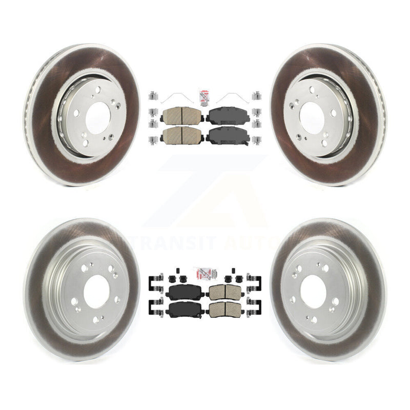 Transit Auto KGA-102098 Disc Brake Kit for 2014-2020 Acura RLX - Front and Rear