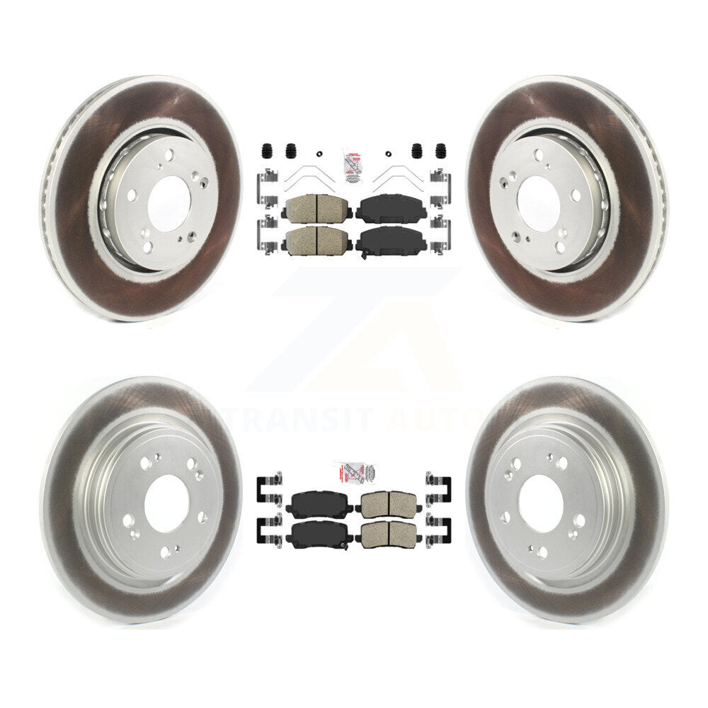 Transit Auto KGA-102103 Disc Brake Kit for 2014-2020 Acura RLX - Front and Rear
