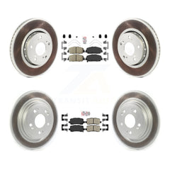 Transit Auto KGA-102103 Disc Brake Kit for 2014-2020 Acura RLX - Front and Rear
