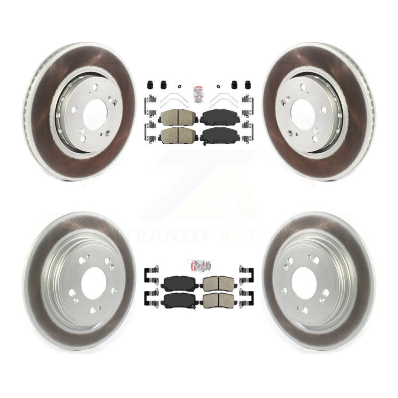 Transit Auto KGA-102103 Disc Brake Kit for 2014-2020 Acura RLX - Front and Rear