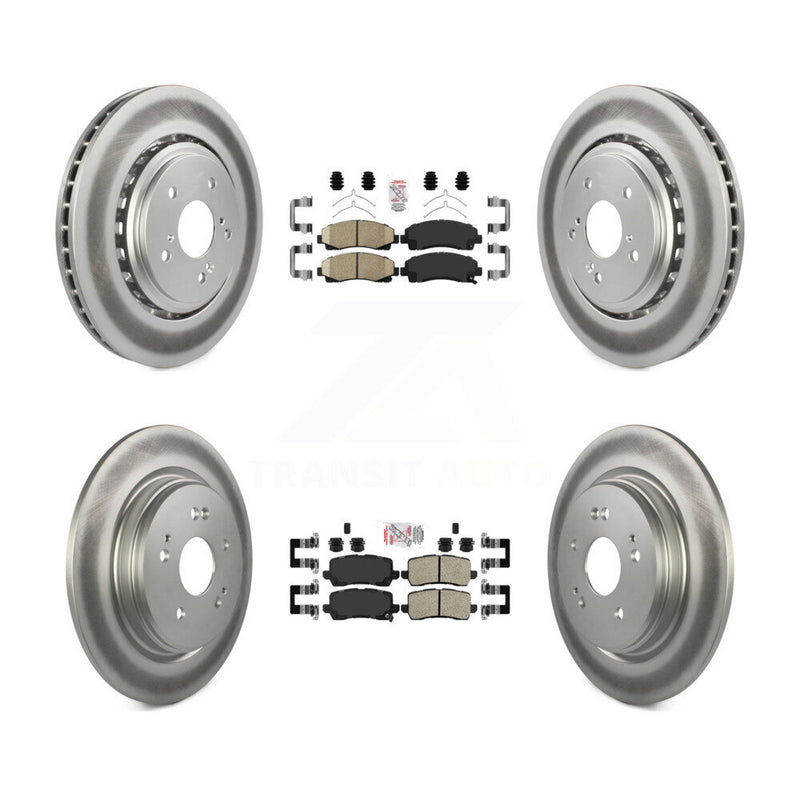 Transit Auto KGA-102106 Disc Brake Kit for 2015-2020 Acura TLX - Front and Rear