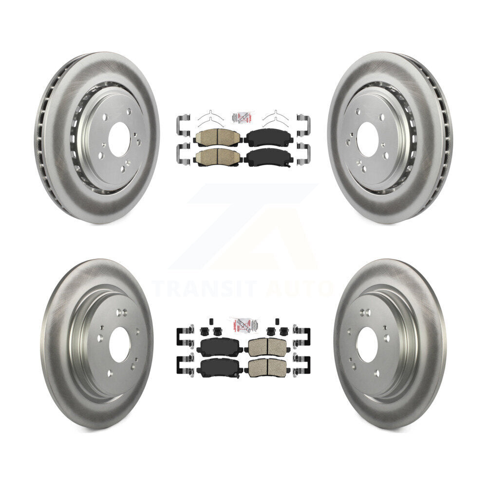 Transit Auto KGA-102107 Disc Brake Kit for 2015-2020 Acura TLX - Front and Rear
