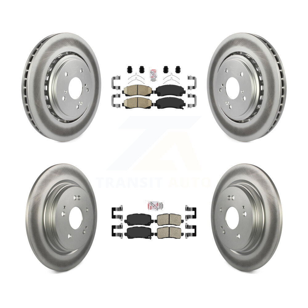 Transit Auto KGA-102108 Disc Brake Kit for 2015-2020 Acura TLX - Front and Rear