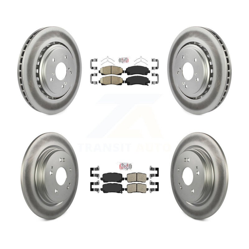 Transit Auto KGA-102109 Disc Brake Kit for 2015-2020 Acura TLX - Front and Rear