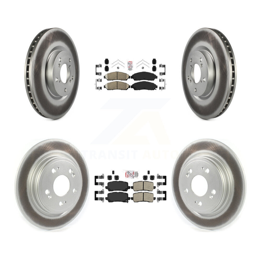 Transit Auto KGA-102110 Disc Brake Kit for 2014-2020 Acura RLX - Front and Rear